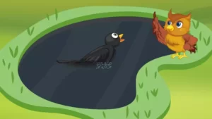 how crows became black image