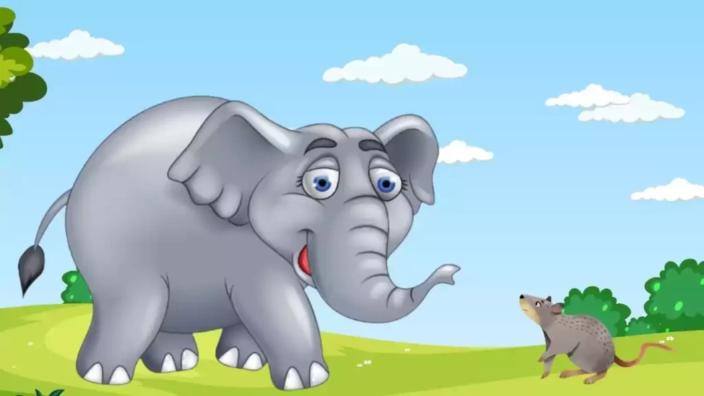 The Elephant and The Mouse Short Story - Storybook